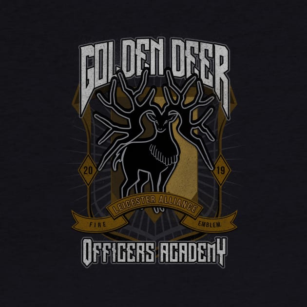 Golden Deer Crest by ursulalopez